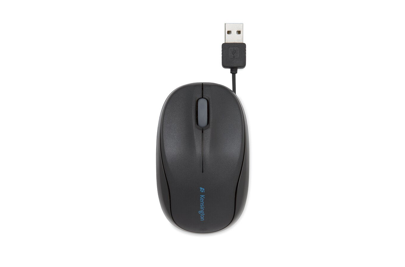 Kensington Raton Optico Retractil Pro Fit, Para Portatil, Negro, 2 Años,