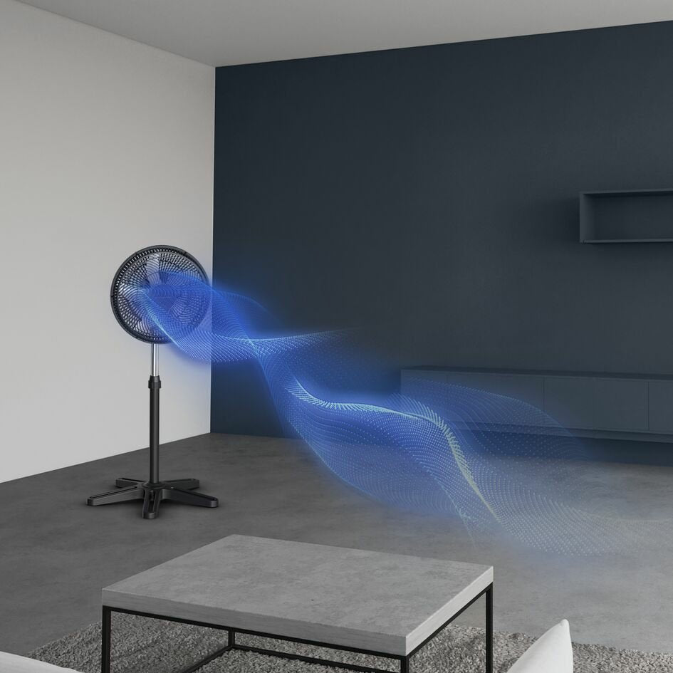 Ventilador Pie Rowenta Vu3110 Essential Stand