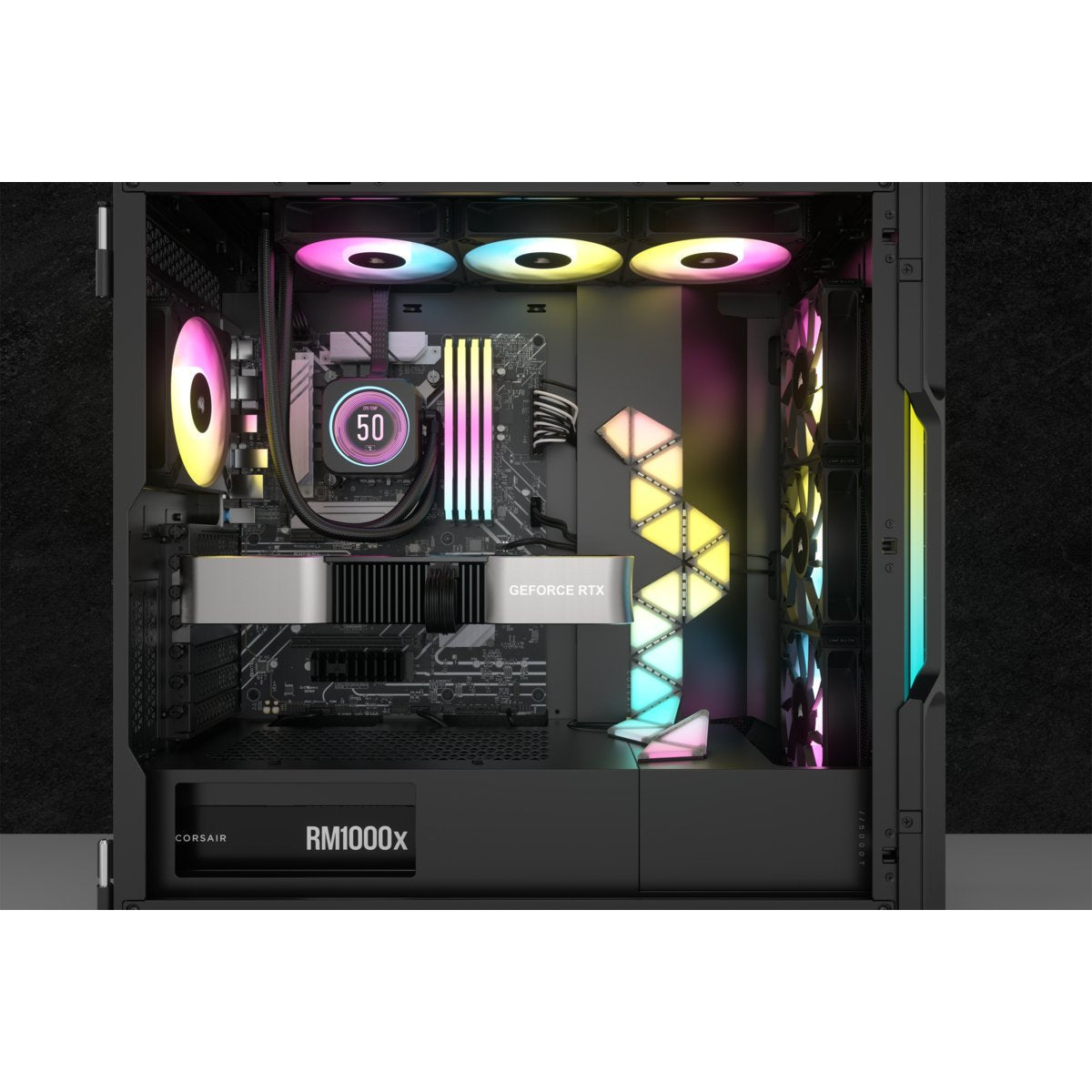 Refrigeración Líquida Corsair Cooling Hydro H150i Icue Elite Lcd Xt 360mm Cw-9060075-Ww