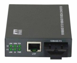 Kti 10/100tx To 100fx Media Converter, Multimode, St, 2km (Agilent/Avago)