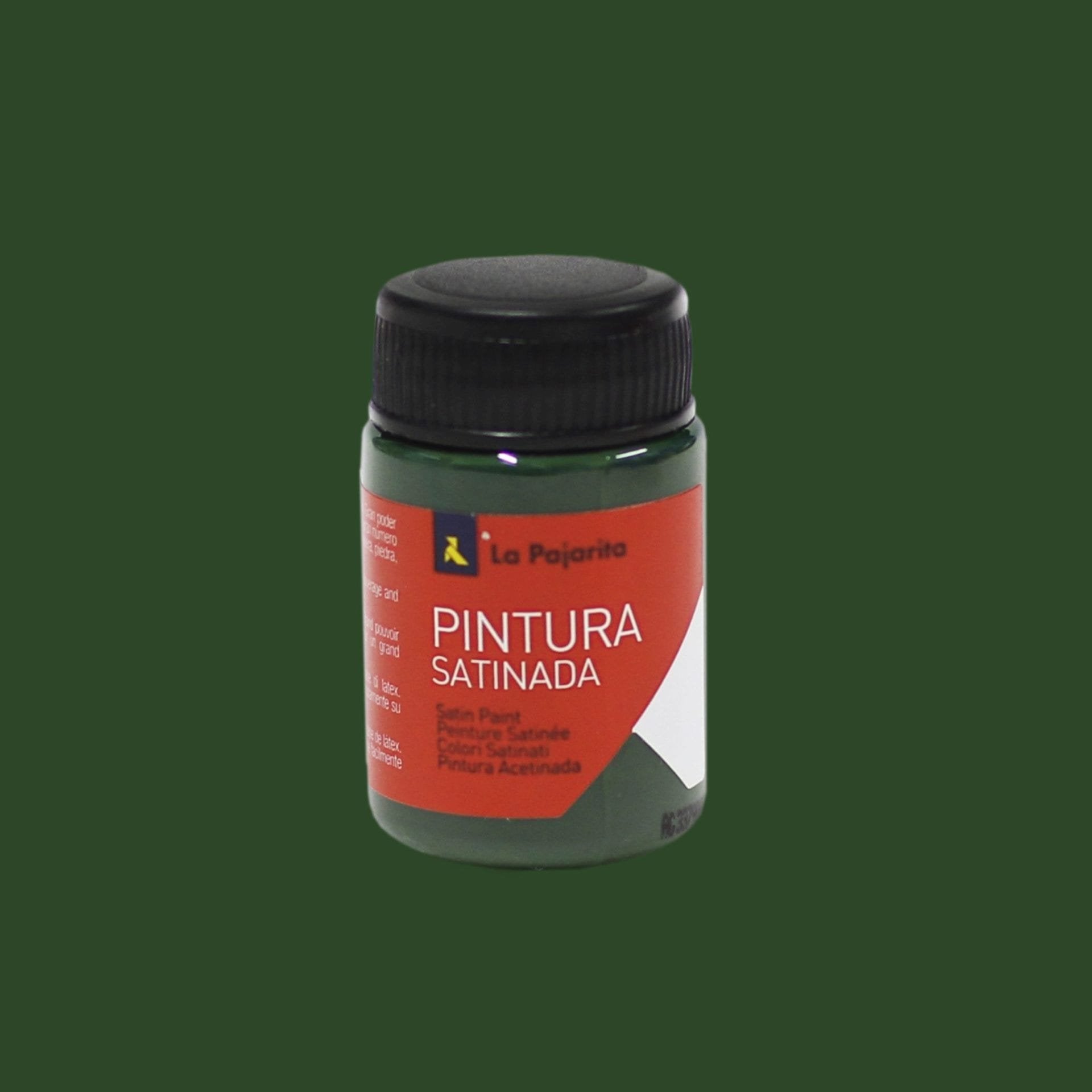 La Pajarita Témpera Escolar Bote De 35ml Satinada Verde Pino L-41