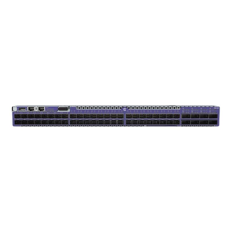 7520-48y Switch W/ Front-Back  Cpnt Airflow Ships W/ 2 Ac Power Supp