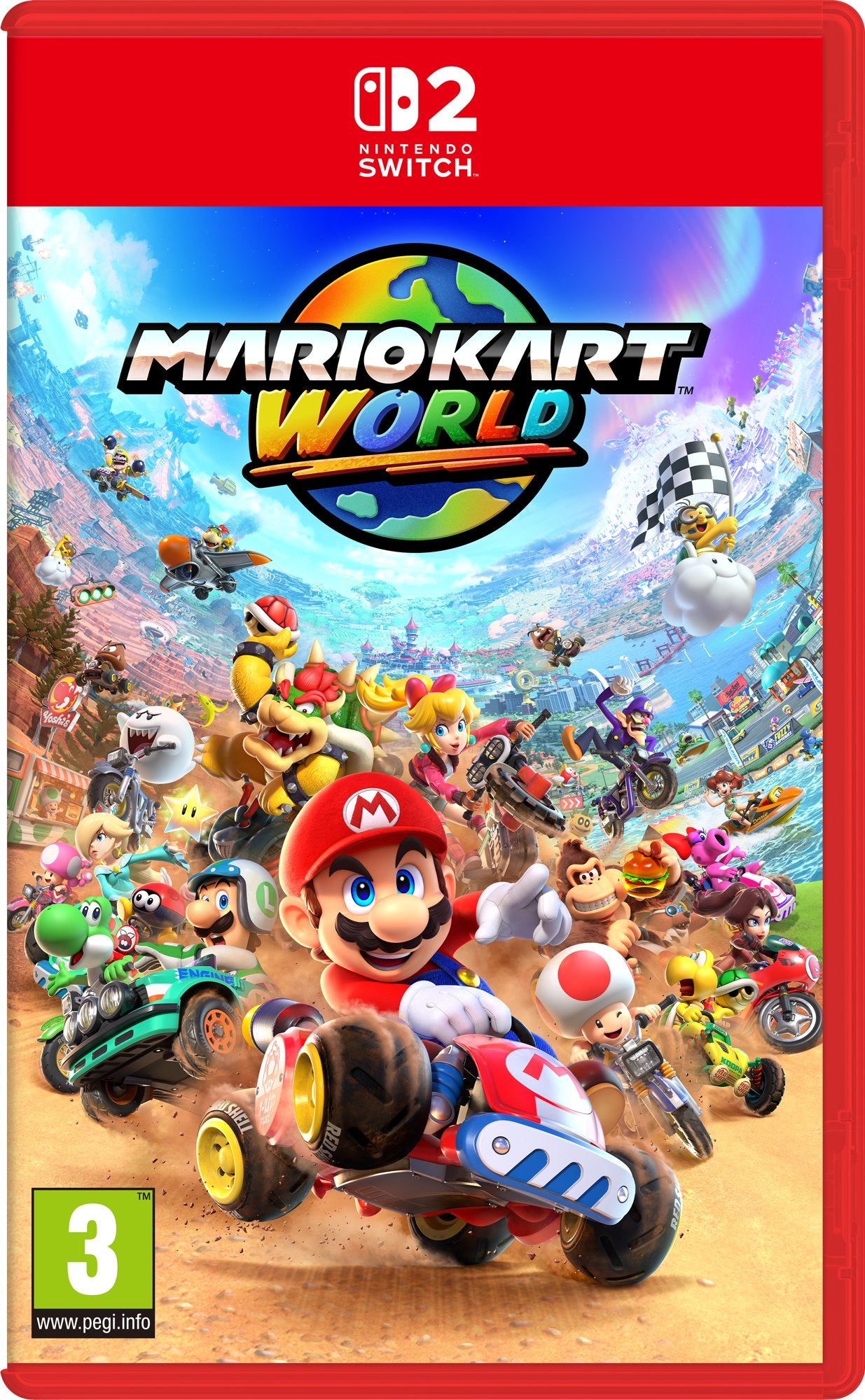 EAN 0045496312350 - Nintendo Mario Kart World Switch 2 Estándar Chino simplificado, Chino tradicional, Alemán, Holandés, Ingl imagen 1