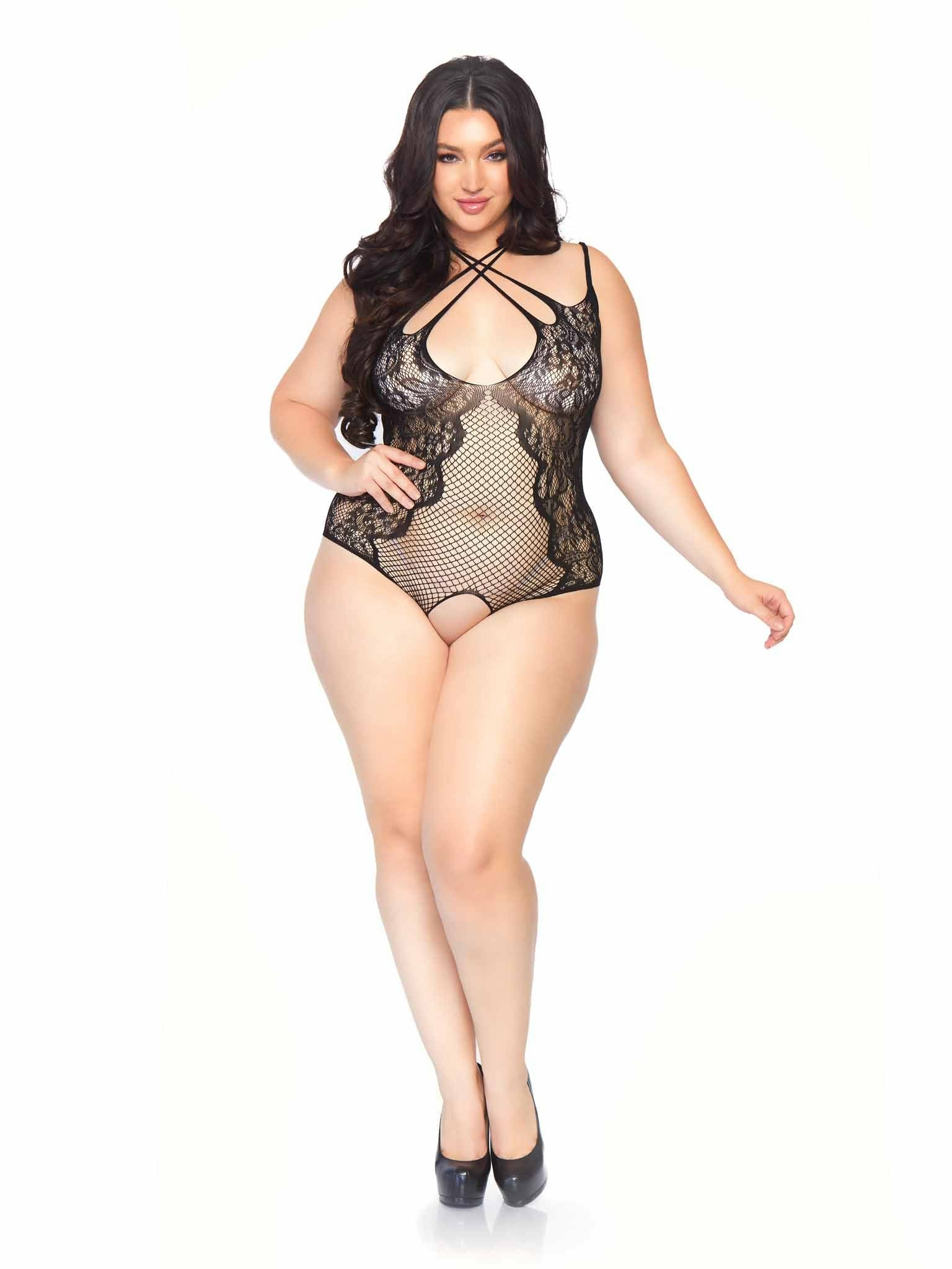 Leg Avenue - Teddy Con Abertura 1x-2x