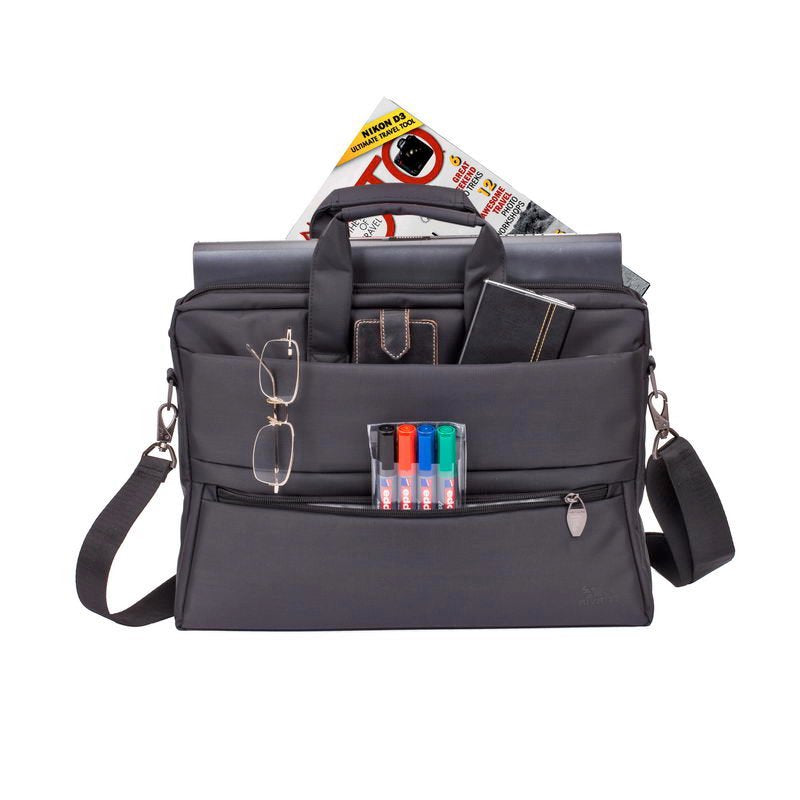 Rivacase 8630 Maletines Para Portátil 39,6 Cm (15.6") Bandolera Negro
