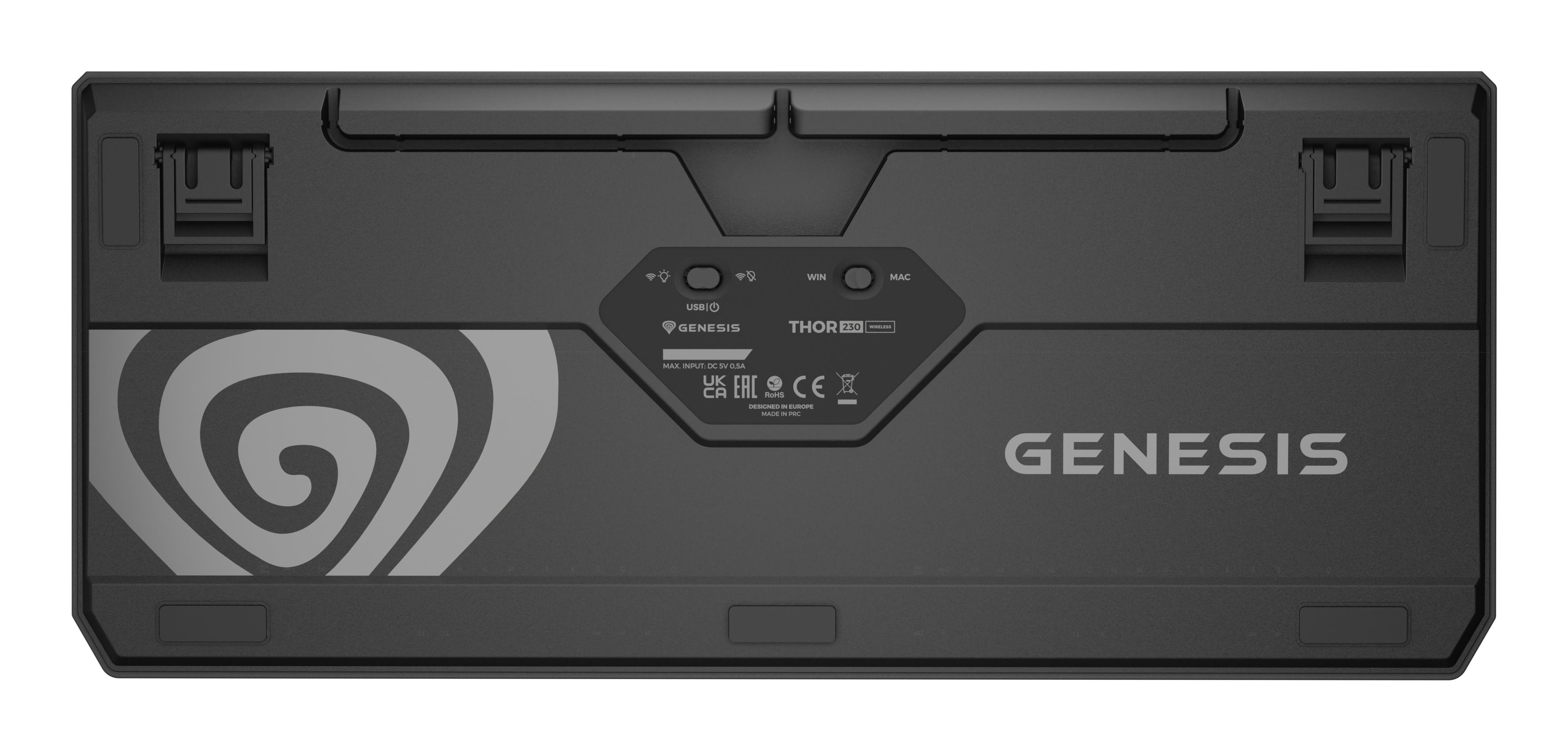 Genesis Thor 230 Tkl Wireless Czarna Rgb Outemu Silent Lemon