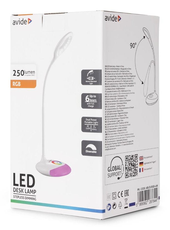 Avide Led Tischleuchte Rgb Blanco 4w 250lm