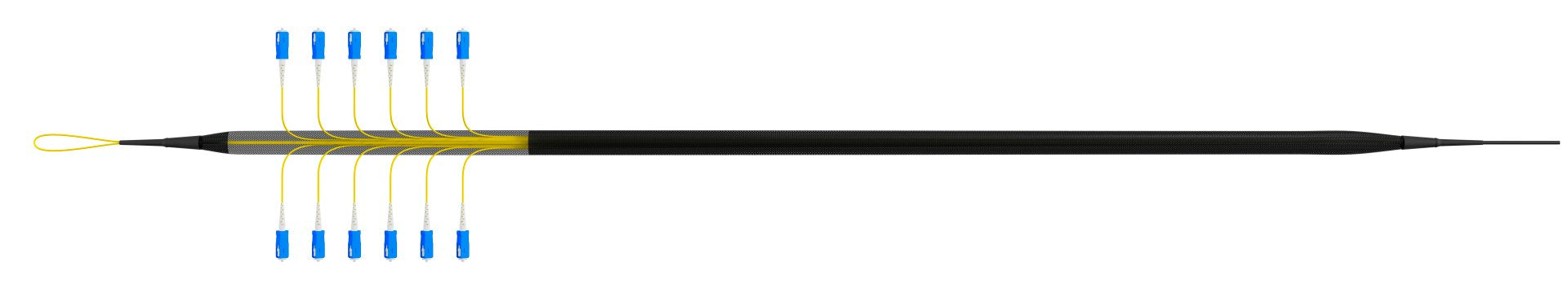 Efb Trunkcable U-Dq(Zn)Bh Os2 12e (1x12) Sc-Sc 150m Dca Lszh G657a1