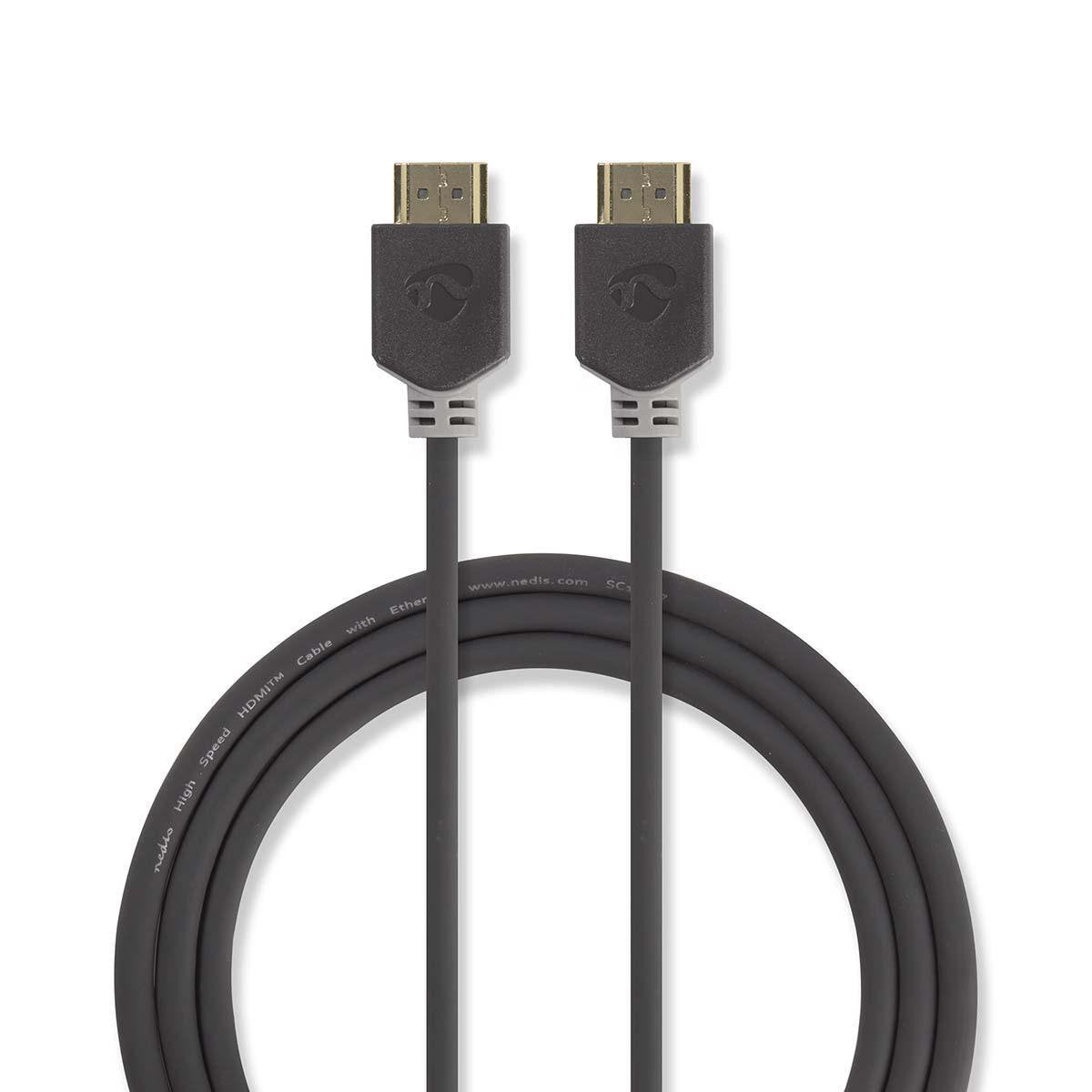 Nedis Cvbw34000at20 Cable Hdmi 2 M Hdmi Tipo A (Estándar) Antracita