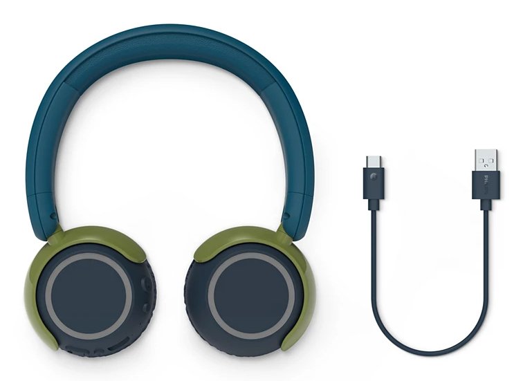 Philips Tak4200ct/00 Verde - Auriculares Para Niños
