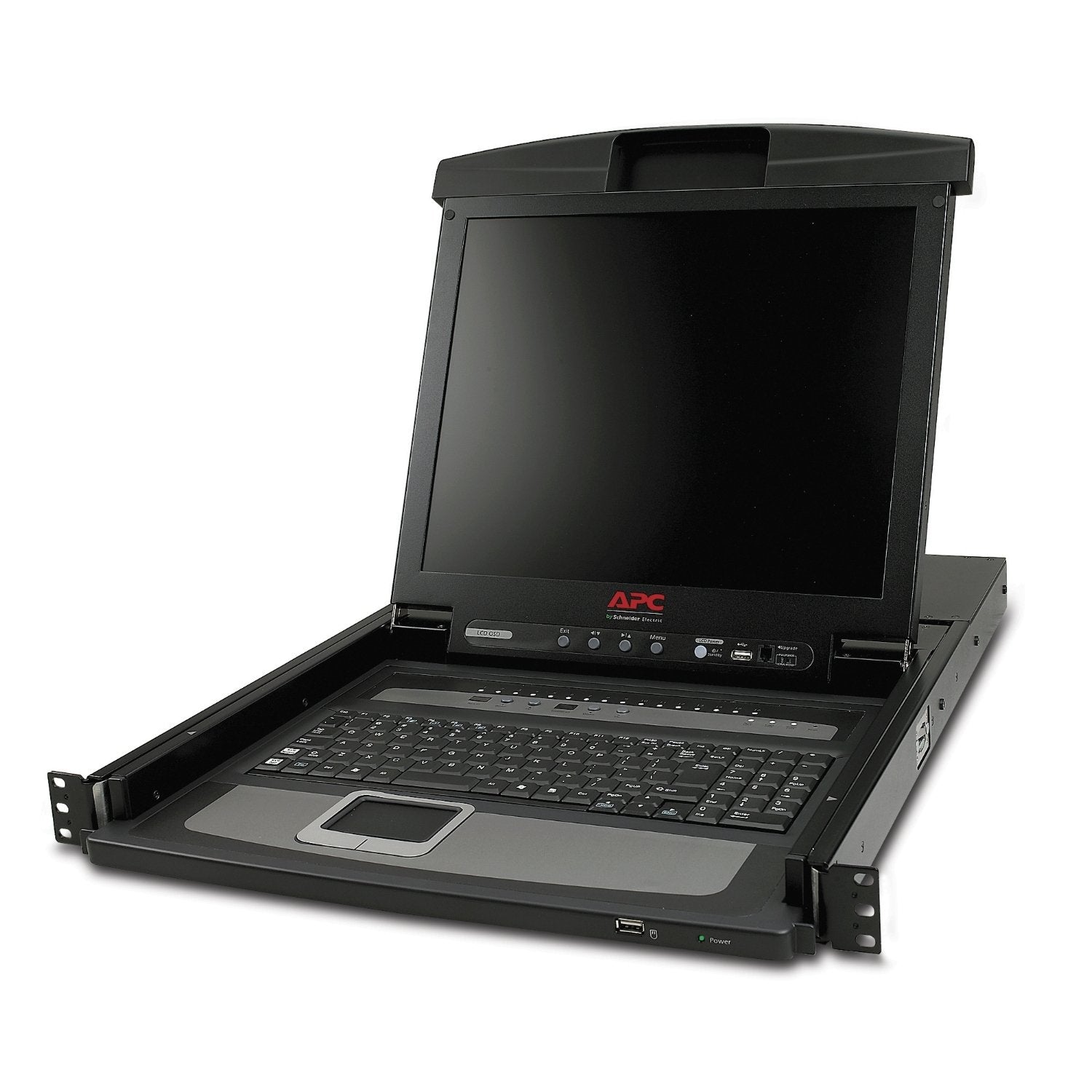 Apc Lcd Console Consola Kvm Con Conmutador Kvm 16 Puertos Ps/2 17" Montaje En Bastidor Vga Negro 1u Para P/N: Smtl2k2rm2ucl Smtl2k2rm2uclnc Smtl3krm2ucl Smtl3krm2uclnc Smx3000rmx93