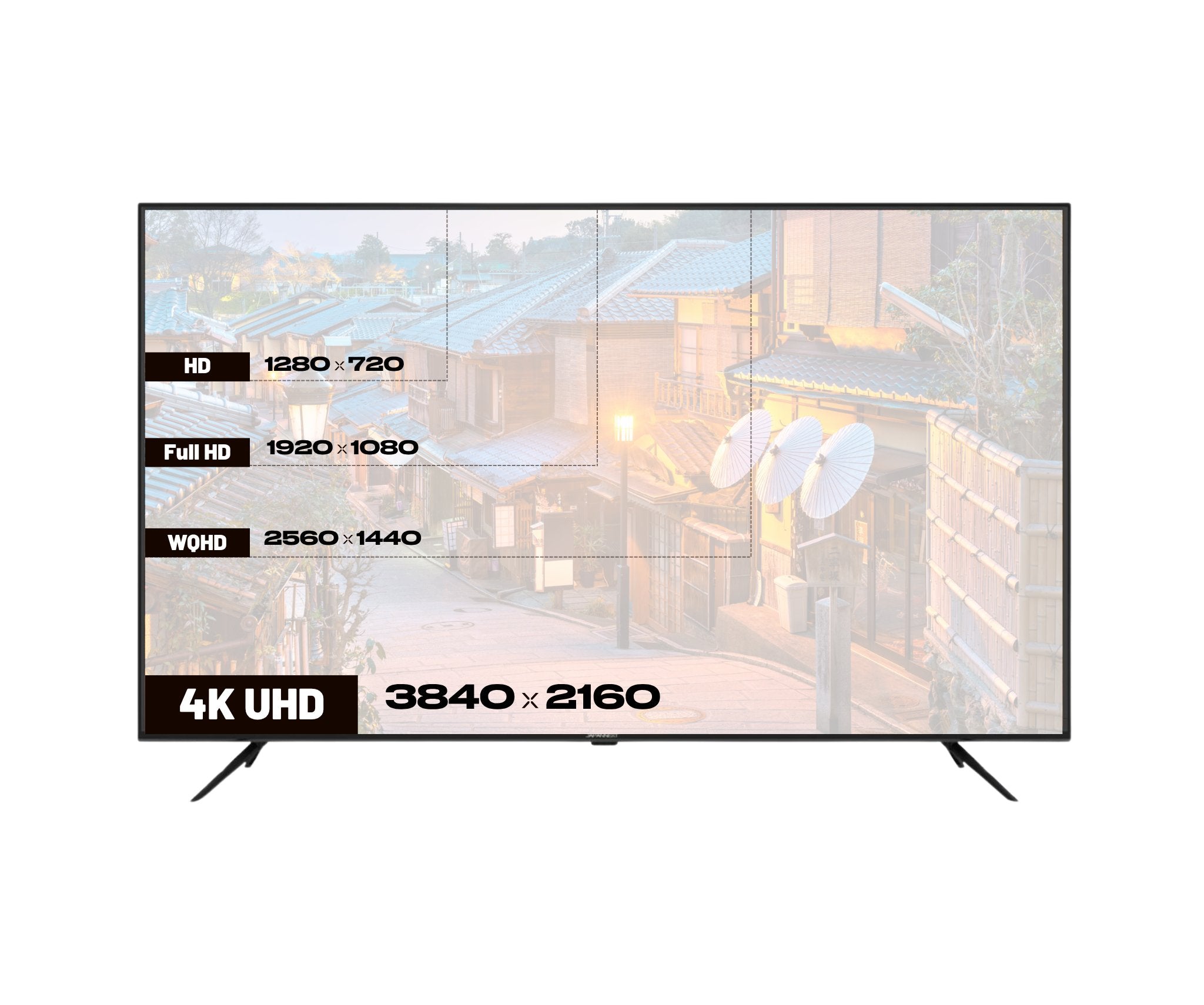 Monitor  Japannext Jn-Ips650uhd60f 65" 3840 X 2160 Pixeles 4k Ultra Hd Lcd Negro