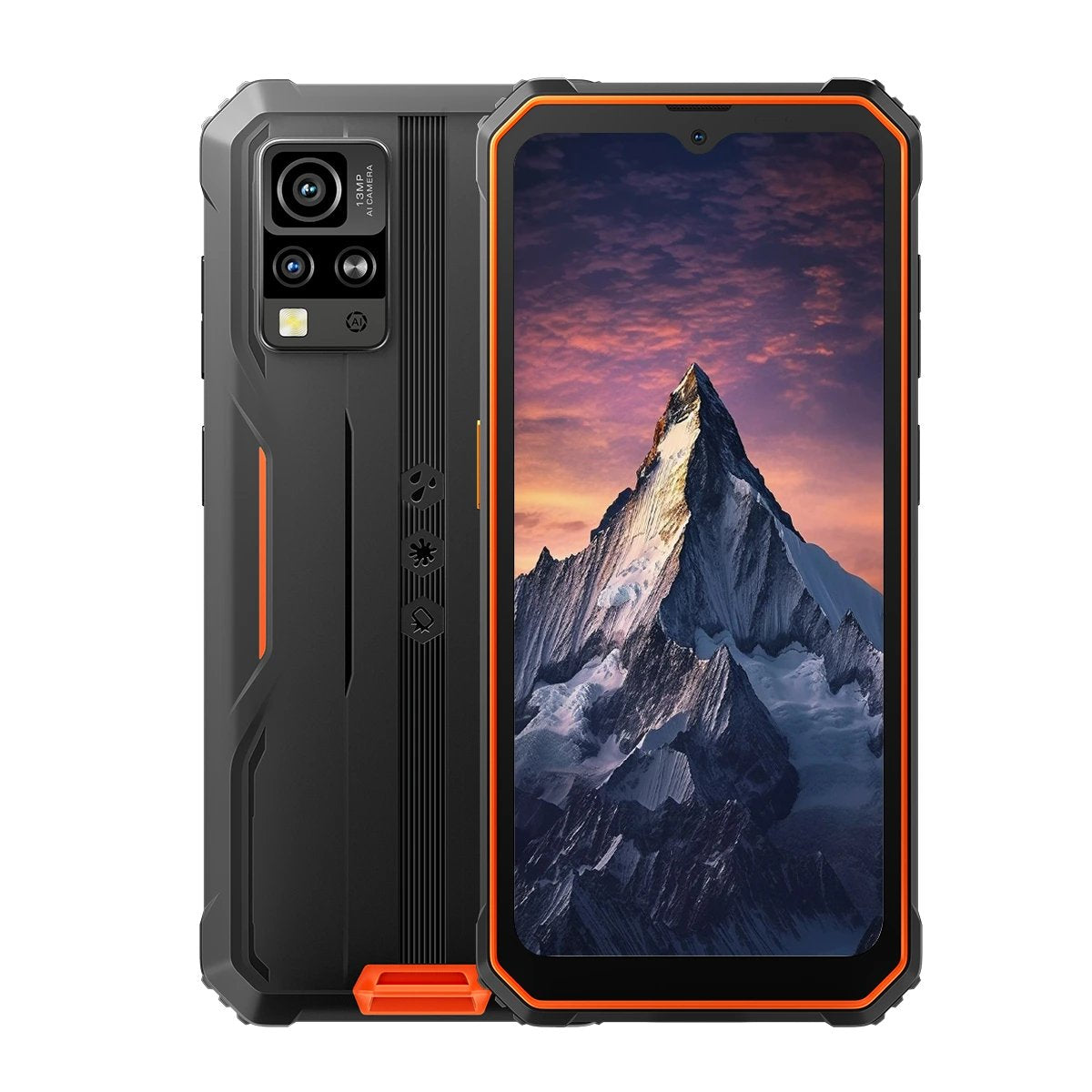 EAN 6931548319085 - Blackview BV4800 PRO 16,7 cm (6.56") SIM doble Android 14 4G 4 GB 128 GB 5180 mAh Negro, Naranja imagen 1