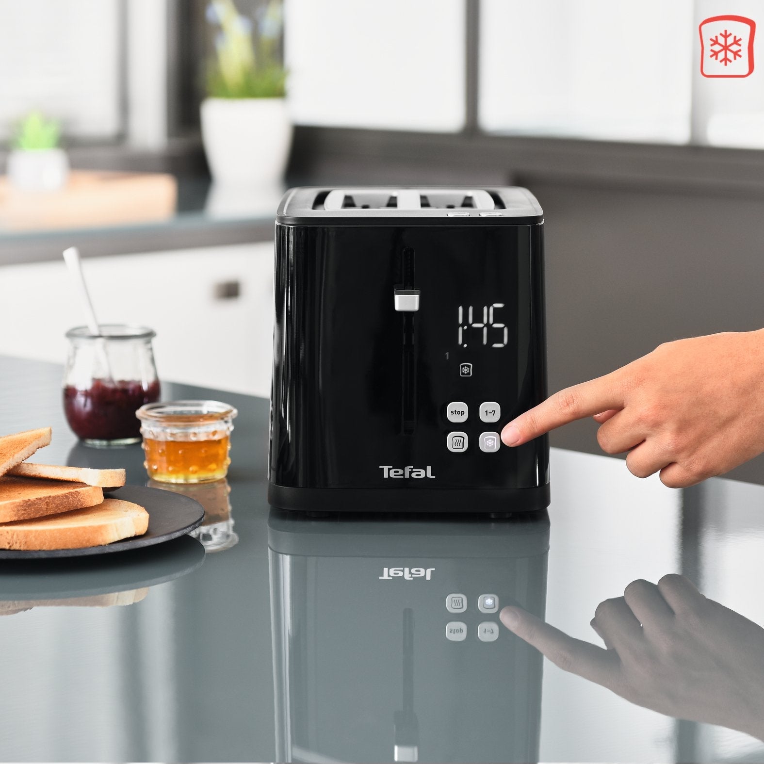 Tostadora Tefal Tt640810  2 Rebanada(S) Negro 850 W