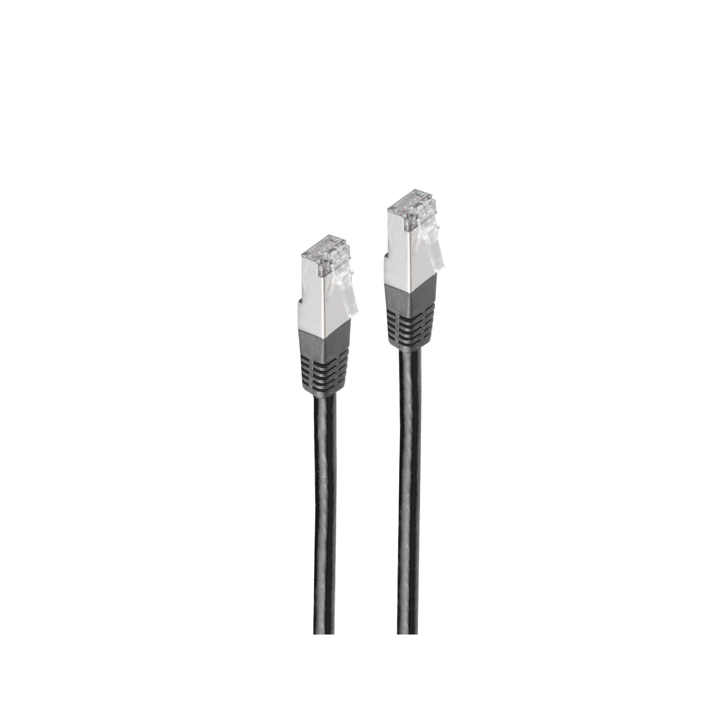 Shiverpeaks Cable De Red Cat6, S Ftp,Lzsh, Negro 7,5m