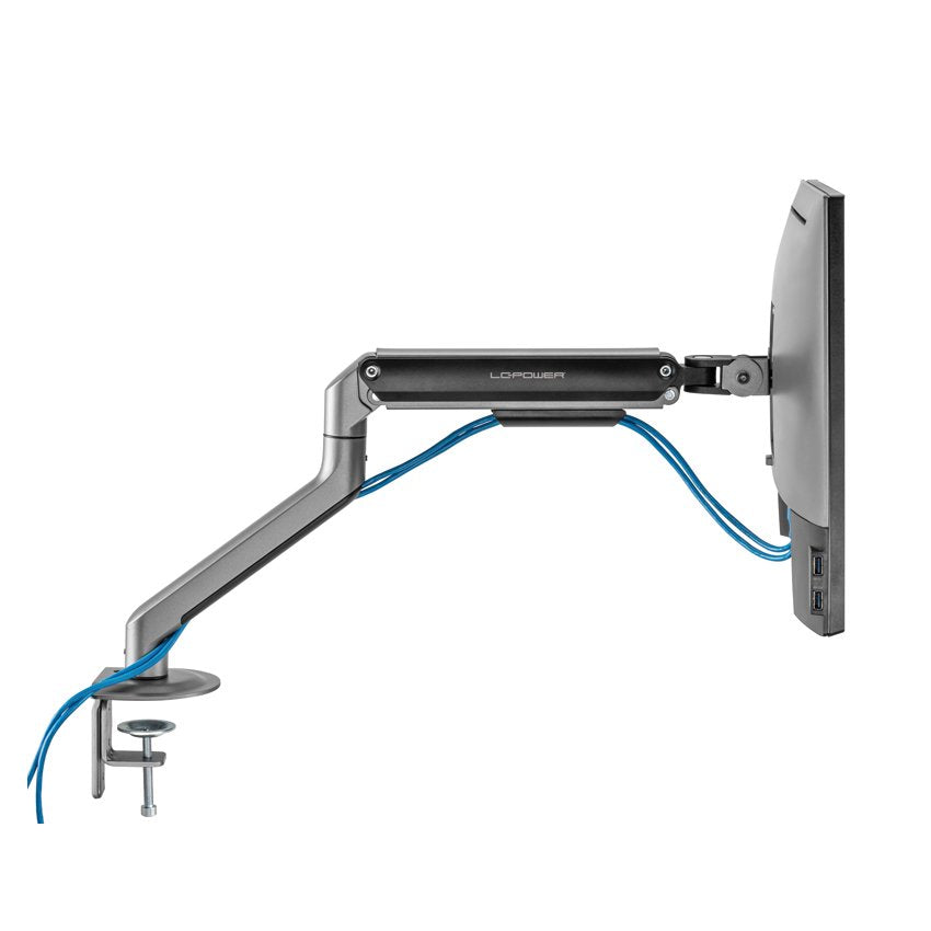 Lc-Power Lc-Eq-A32b Soporte Para Monitor 81,3 Cm (32") Negro Escritorio
