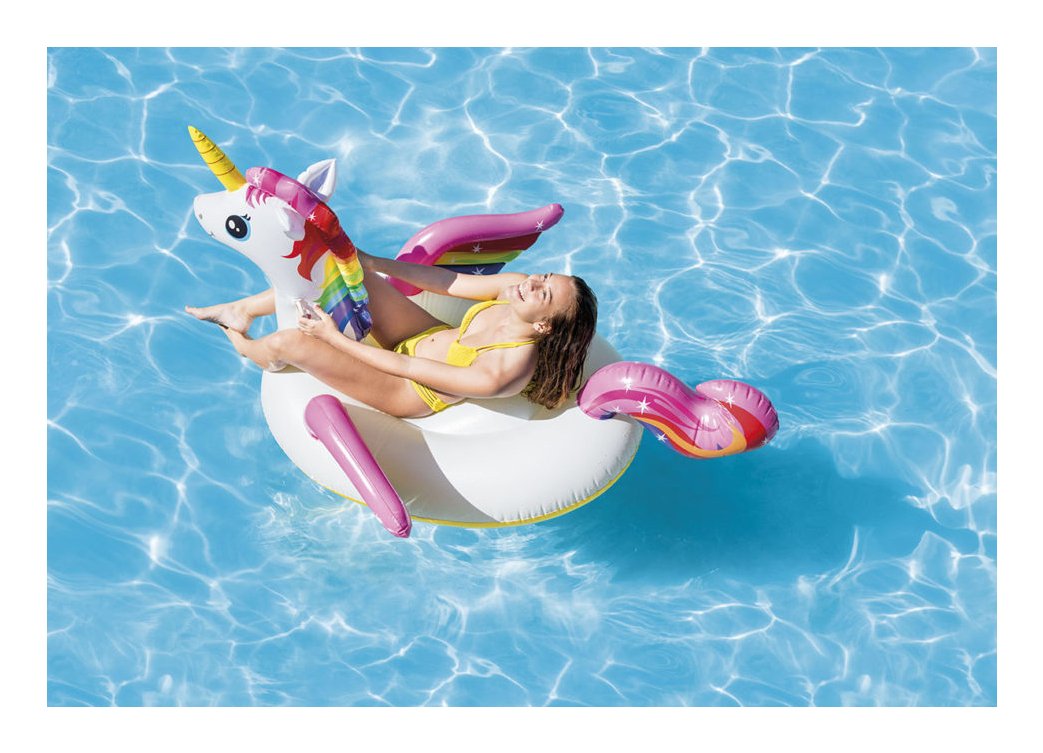 Colchoneta Hinchable 101x140x97cm Modelo Unicornio. Intex