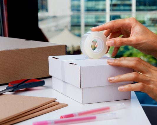 Scotch Cinta Adhesiva 600 Supertransparente Crystal 19mm X 33m Caja Individual