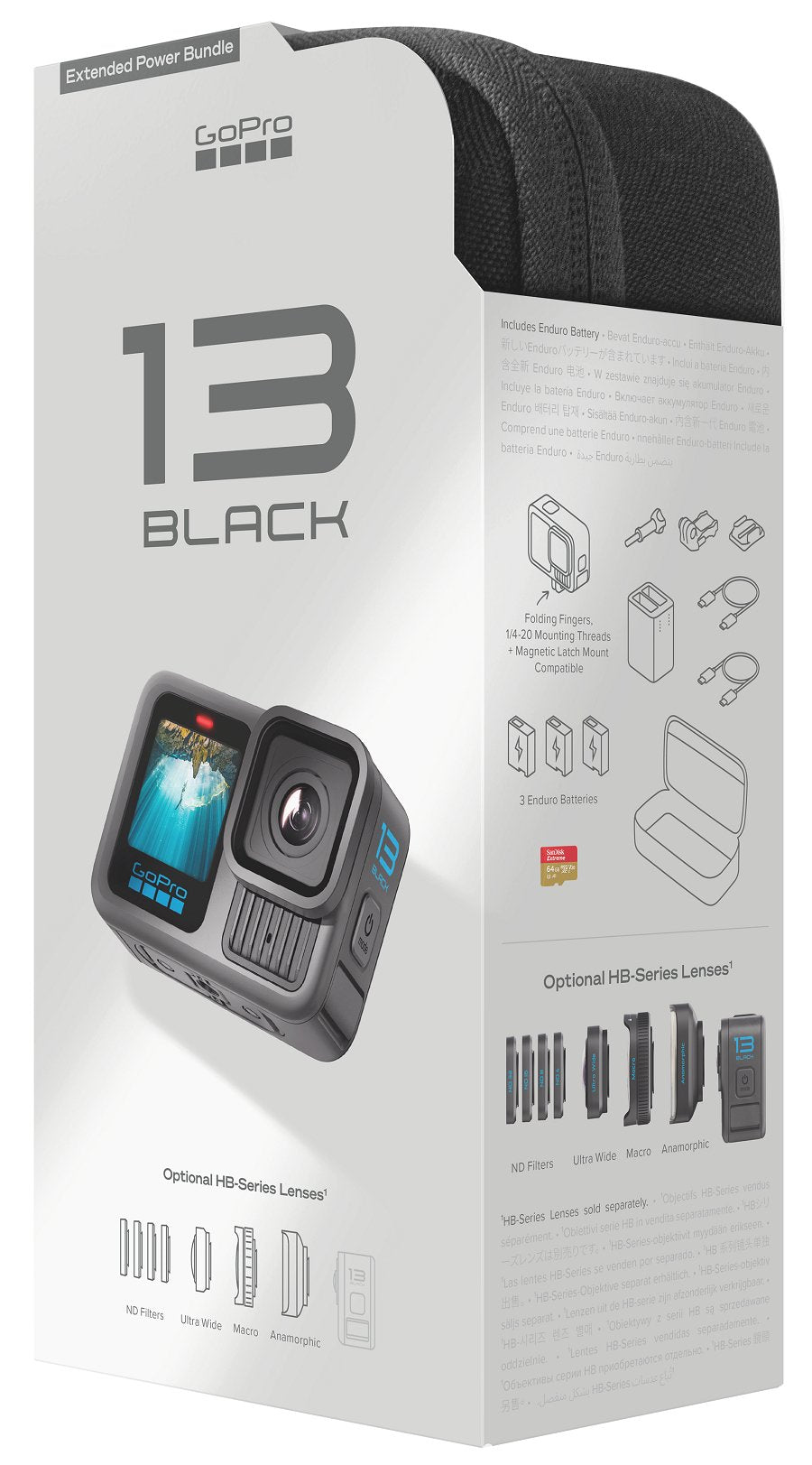 EAN 810116383931 - GoPro HERO13 Extended Power Bundle cámara para deporte de acción 27,6 MP 5.3K Ultra HD CMOS 25,4 / 1,9 mm  imagen 8