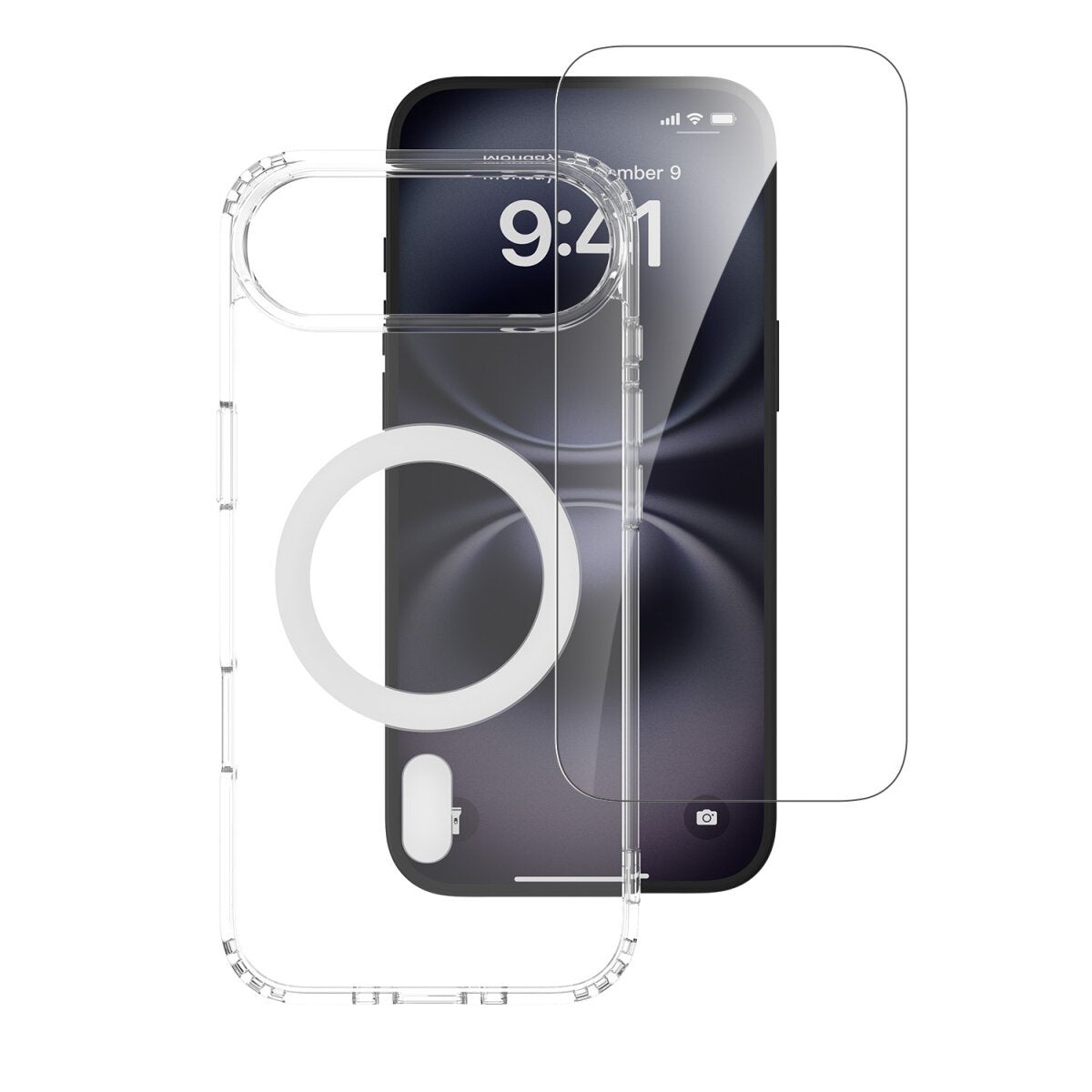 4smarts 360° Premium Protection Set Para Apple Iphone Air Magsafe-Kompatibel