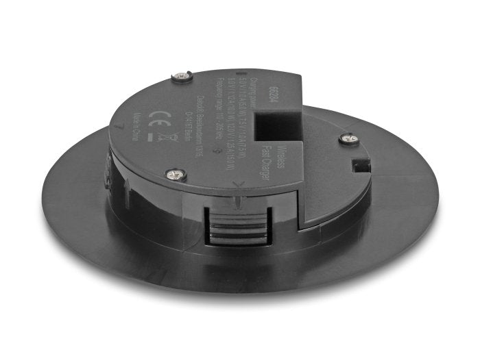 Wireless Charger 15 W Für Tischeinbau Schwarz