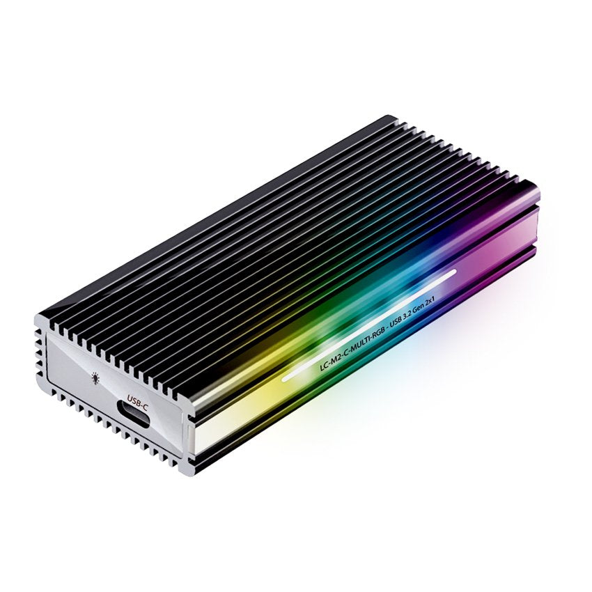 EAN 4260070129735 - LC-Power LC-M2-C-MULTI-RGB caja para disco duro externo Caja externa para unidad de estado sólido (SSD) A imagen 11