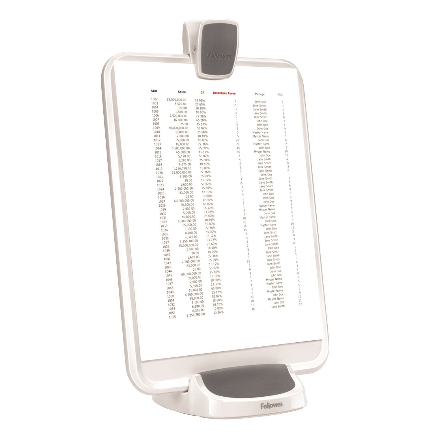 Fellowes I-Spire Series Atril Multiuso 5 En 1 - Base Solida -  Uso Para Pizarra Blanca, Tablero Magnético, Soporte Para