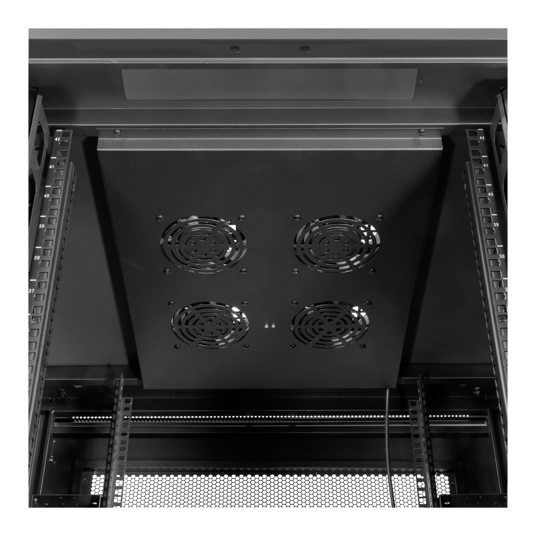 Armario Suelo  42u Ai6642 Aiten Data Pta Crist 600x600x2055 2f 4v 2l 1b 2cl 4r F8