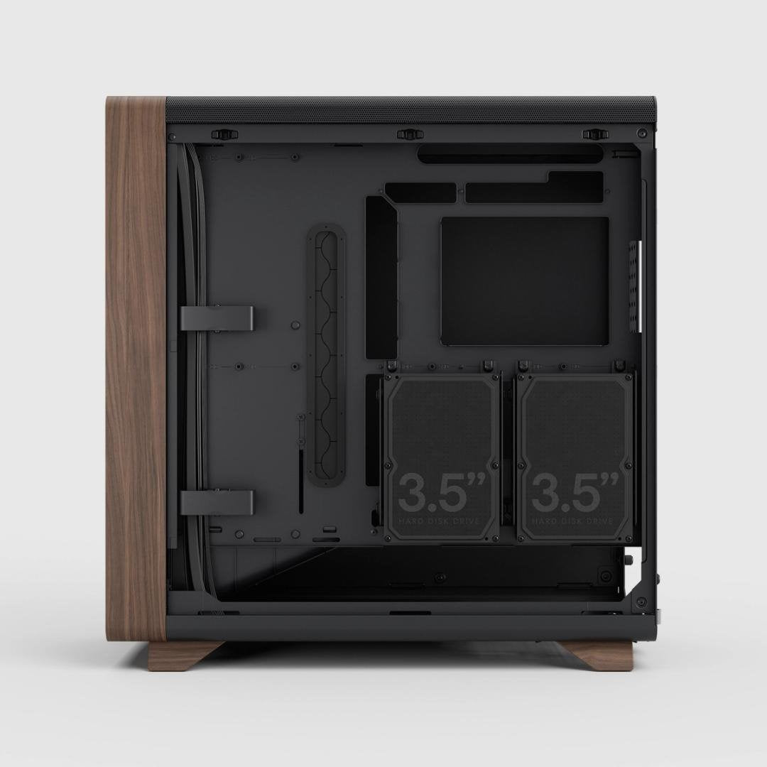 Caja Pc Fractal Design Summit Negro Solid (Negro Madera) Fd-C-Sum1a-03