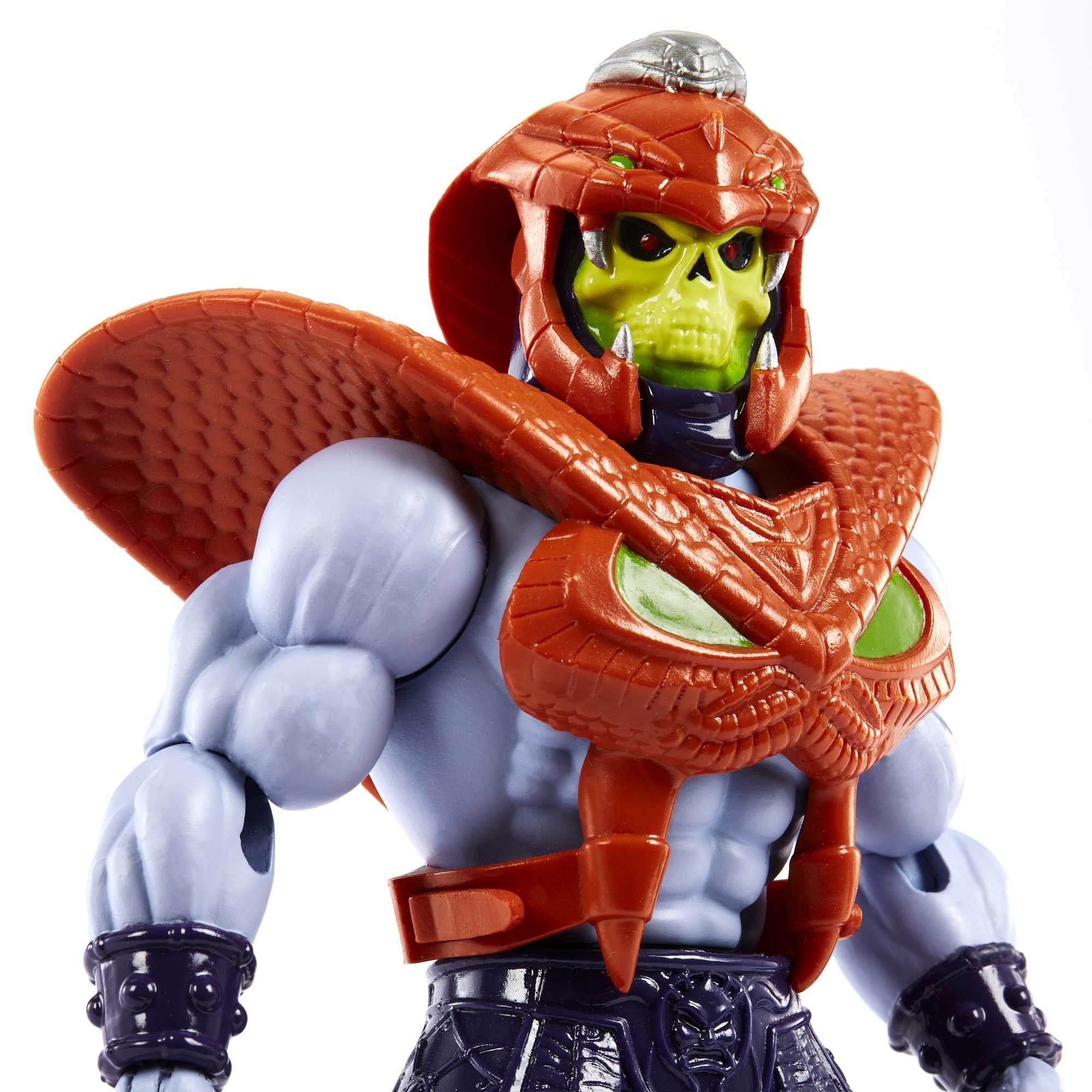 Mattel Masters Of The Universe Origins Actionfigur Snake Armor Skeletor, Spielfigur Hkm68