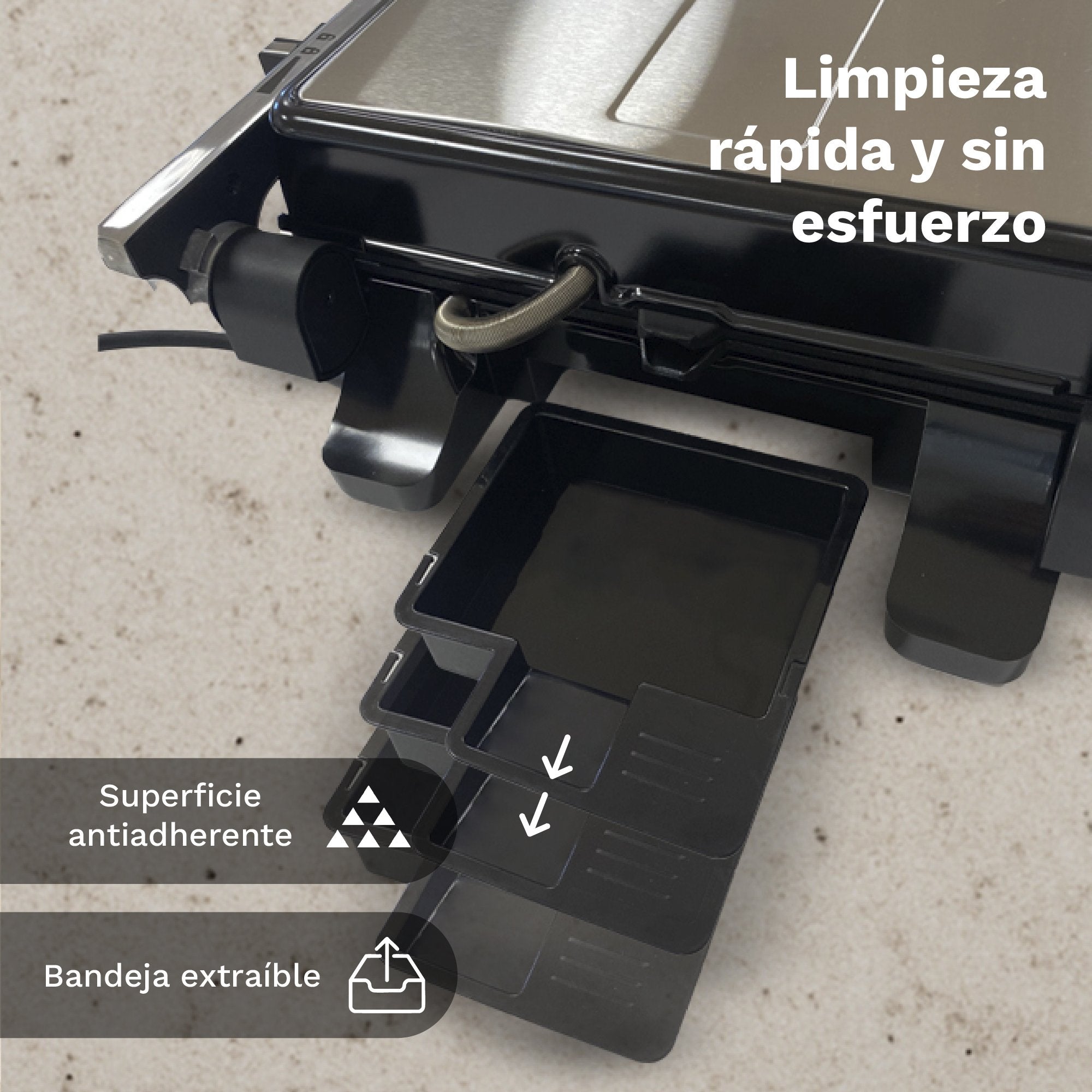 Grill Eléctrico Grunkel Grl-Extreme 2000w Tamaño 290*260mm