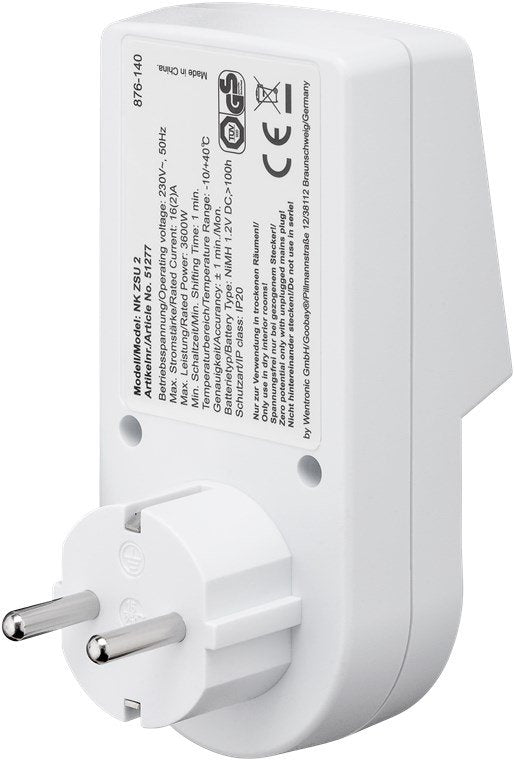 Goobay Temporizador Digital 51277 Blanco