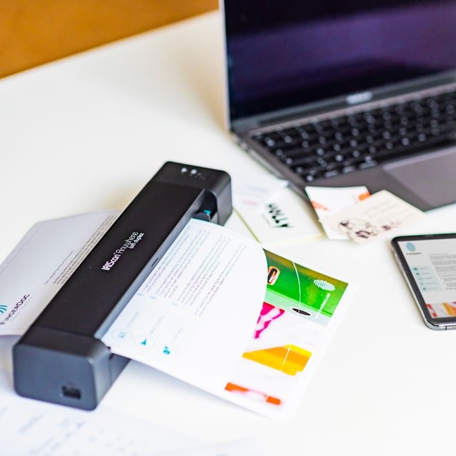 Escáner Portátil  I.R.I.S. Iriscan Anywhere 6 Wifi Duplex 1200 X 1200 Dpi A4 Negro