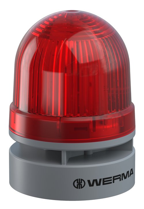 Werma Signaltechnik Luz De Señalización Mini Twinlight Combi 24vac/Dc Rd 460.110.75 Rojo 24 V/Dc