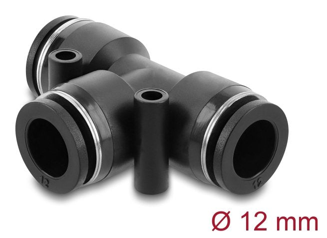 Delock Pneumatik Steckverbinder 12 Mm Con Zwei Befestigungslöchern T-Form