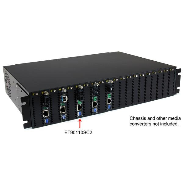 Startech.Com Conversor De Medios Ethernet 10/100 Mbps  A Fibra Multi Modo Conector Sc -2km 2 Años