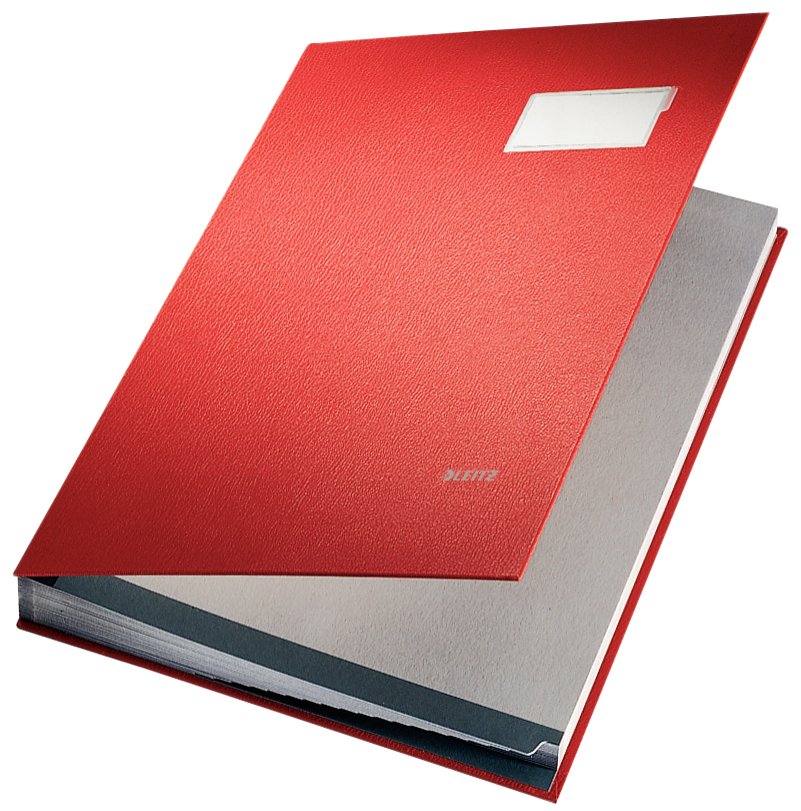 Leitz Unterschriftenmappe 5700 20 Compartimentos - Rojo