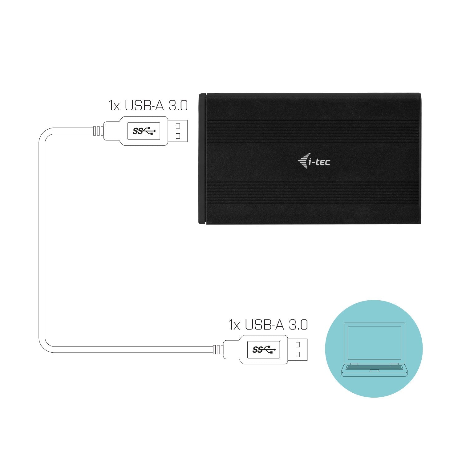 I-Tec Mysafe Advance Alubasic 2.5 "Usb 3.0, Carcasa De Unidad