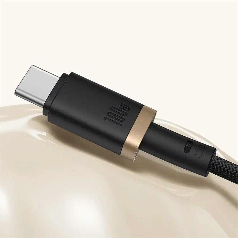 EAN 6932172669843 - Baseus P10377803U01-02 cable USB USB 2.0 2 m USB C 0,48 Gbit/s 100 W Negro, Oro imagen 8
