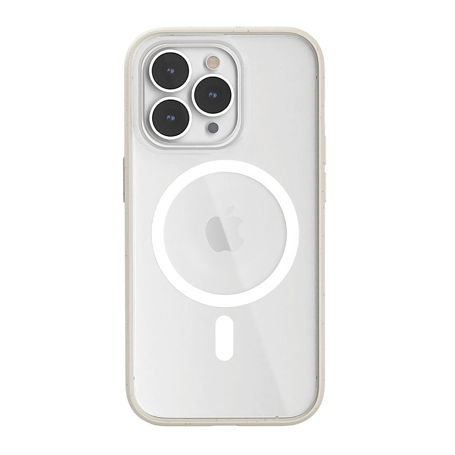 Woodcessories Clear Funda Magsafe Offwhite Iphone 14 Pro