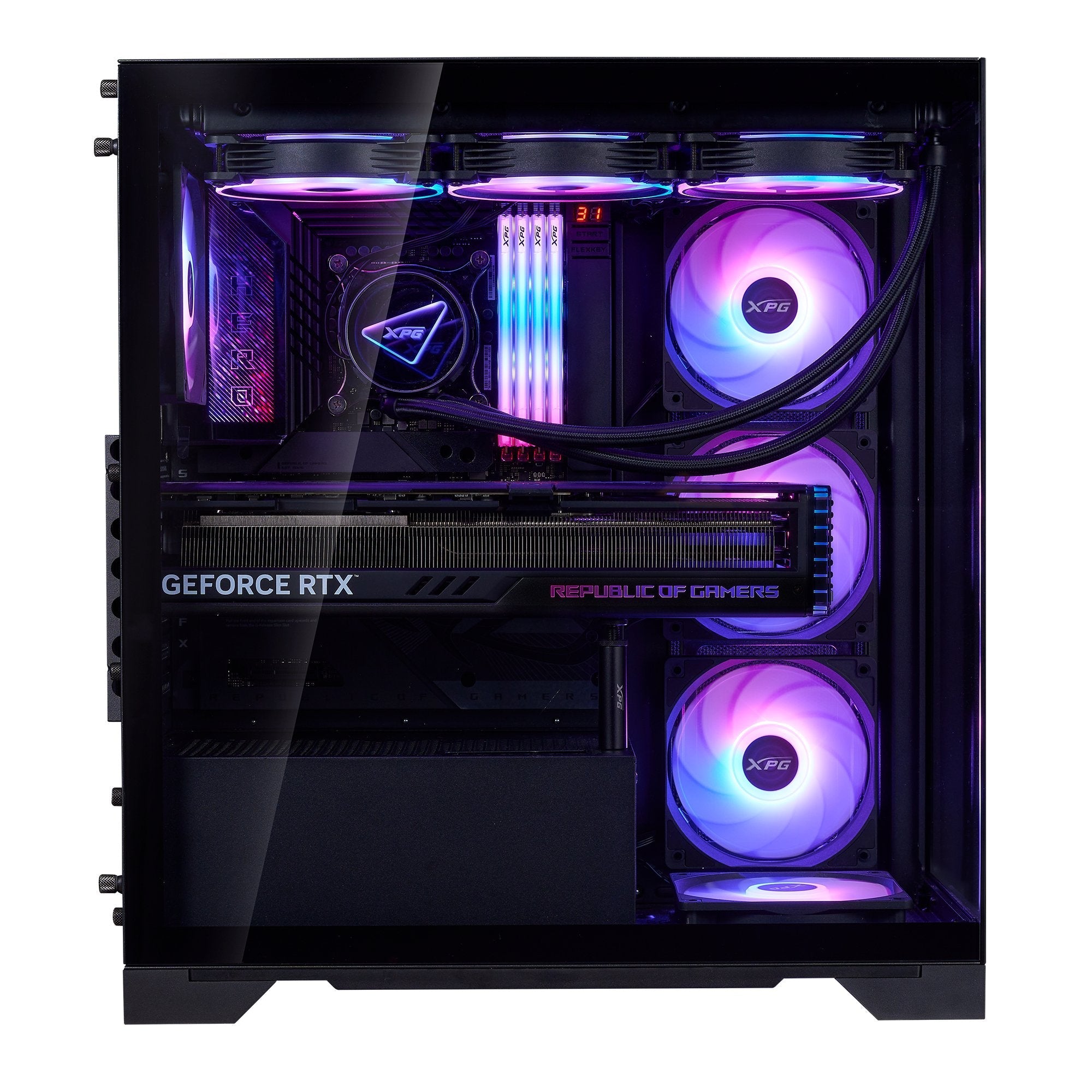 Caja Pc Geh Xpg Invader X Btf Atx Midi Tower Negro Retail