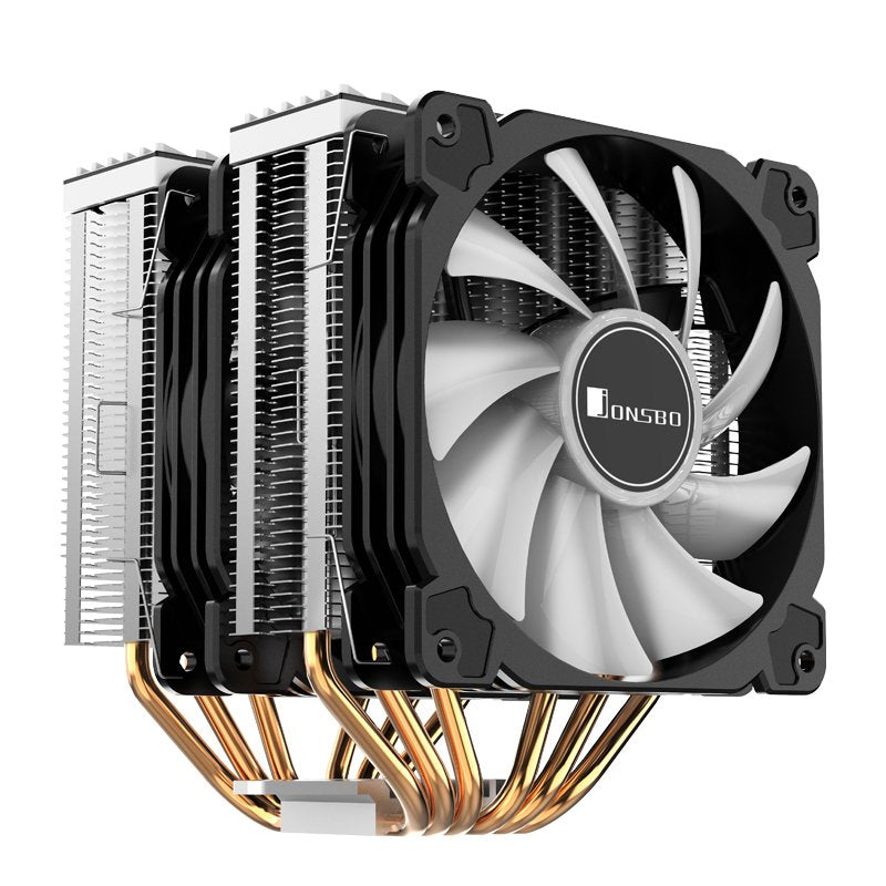 K Jonsbo Cr-2000 Gt Cpu Disipador Dual Tower, Argb - 2x 120mm, Negro