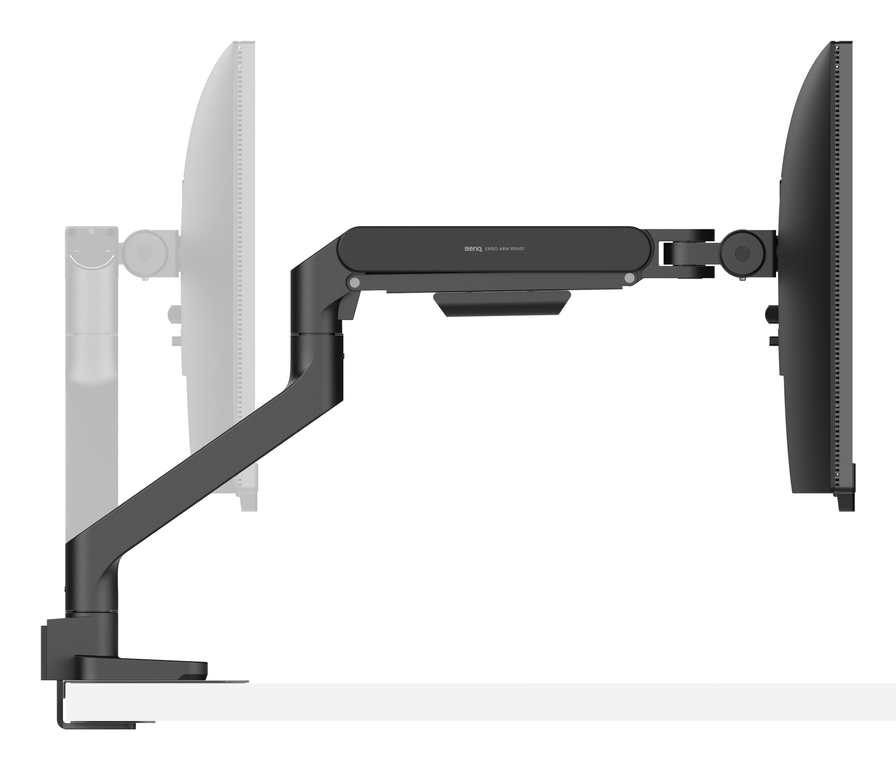 Soporte Benq De Monitor Ergonomico Bsh01 Hasta 45" Hasta 20kg (9h.A39dd.Lbw) Negro