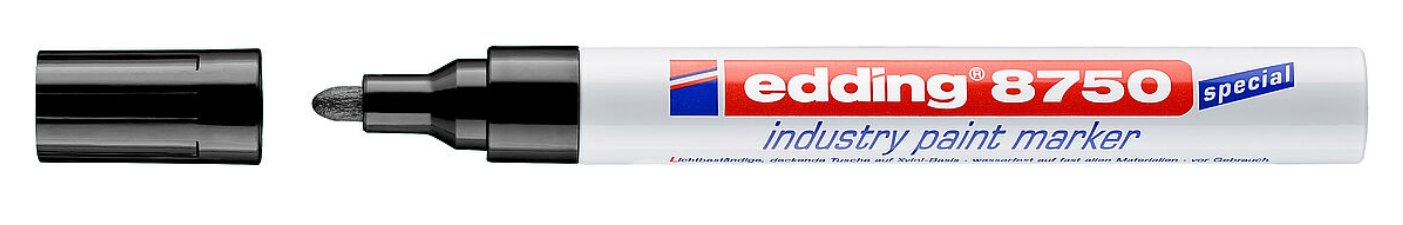 EAN 4004764103522 - Edding 8750-1 marcador 1 pieza(s) Punta fina Negro imagen 1