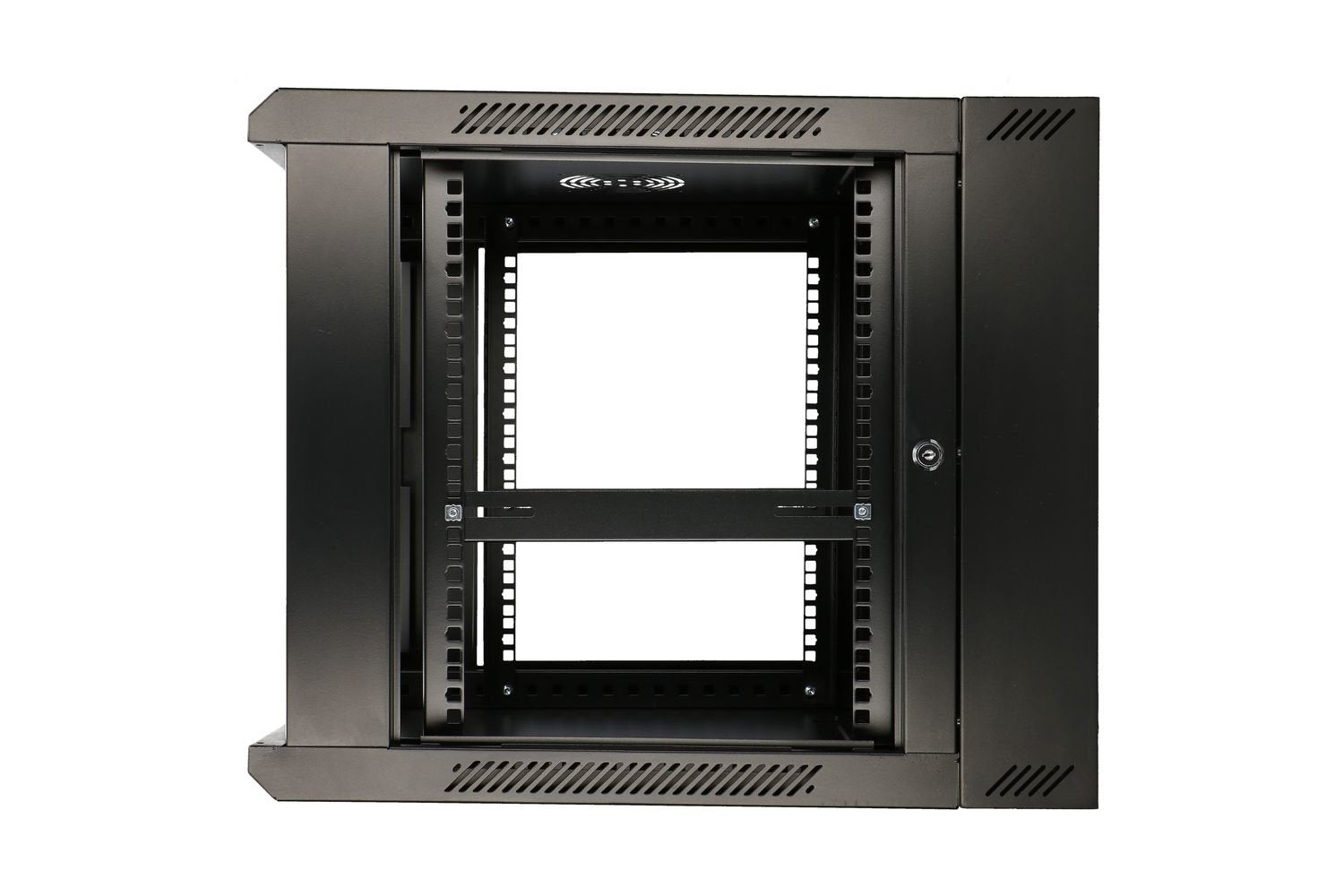 Extralink 6u 600x600 Azh Wall-Mounted Rackmount Cabinet Swing Type Black