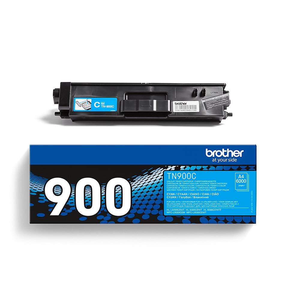 EAN 4977766735100 - Brother TN-900C cartucho de tóner 1 pieza(s) Original Cian imagen 4