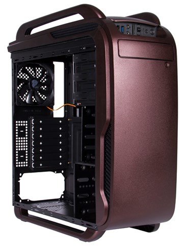 Caja Pc Black Lion It1523 Midi Tower Negro, Burdeos