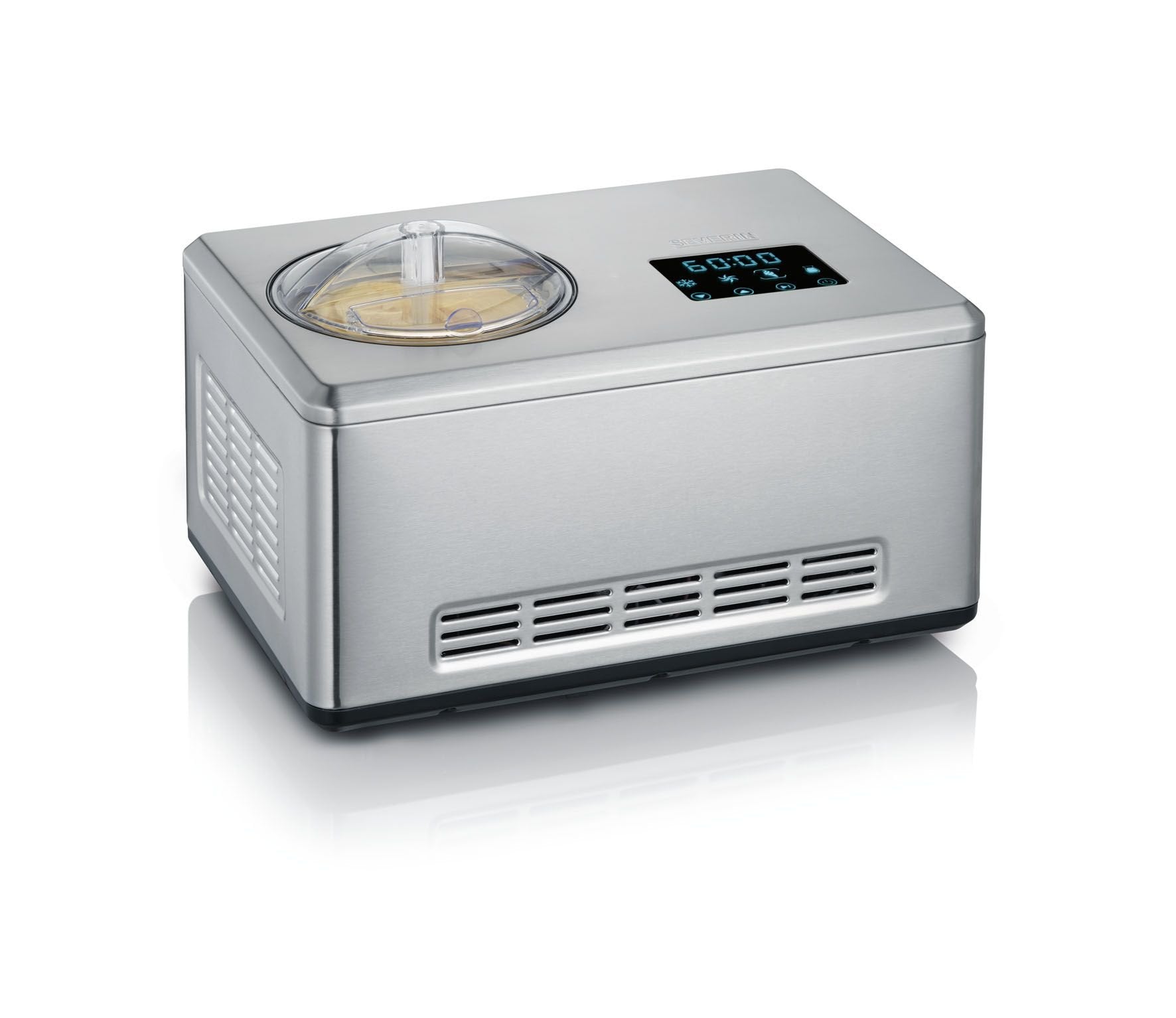 Severin Ez 7406 Máquina Para Helados Compresor De Helados 2 L 180 W Acero Inoxidable