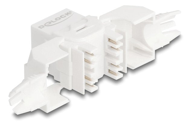 Keystone Modul Rj45 Buchse Zu Lsa Cat.6a Utp 180° Werkzeugfrei Mit Cableverschraubung