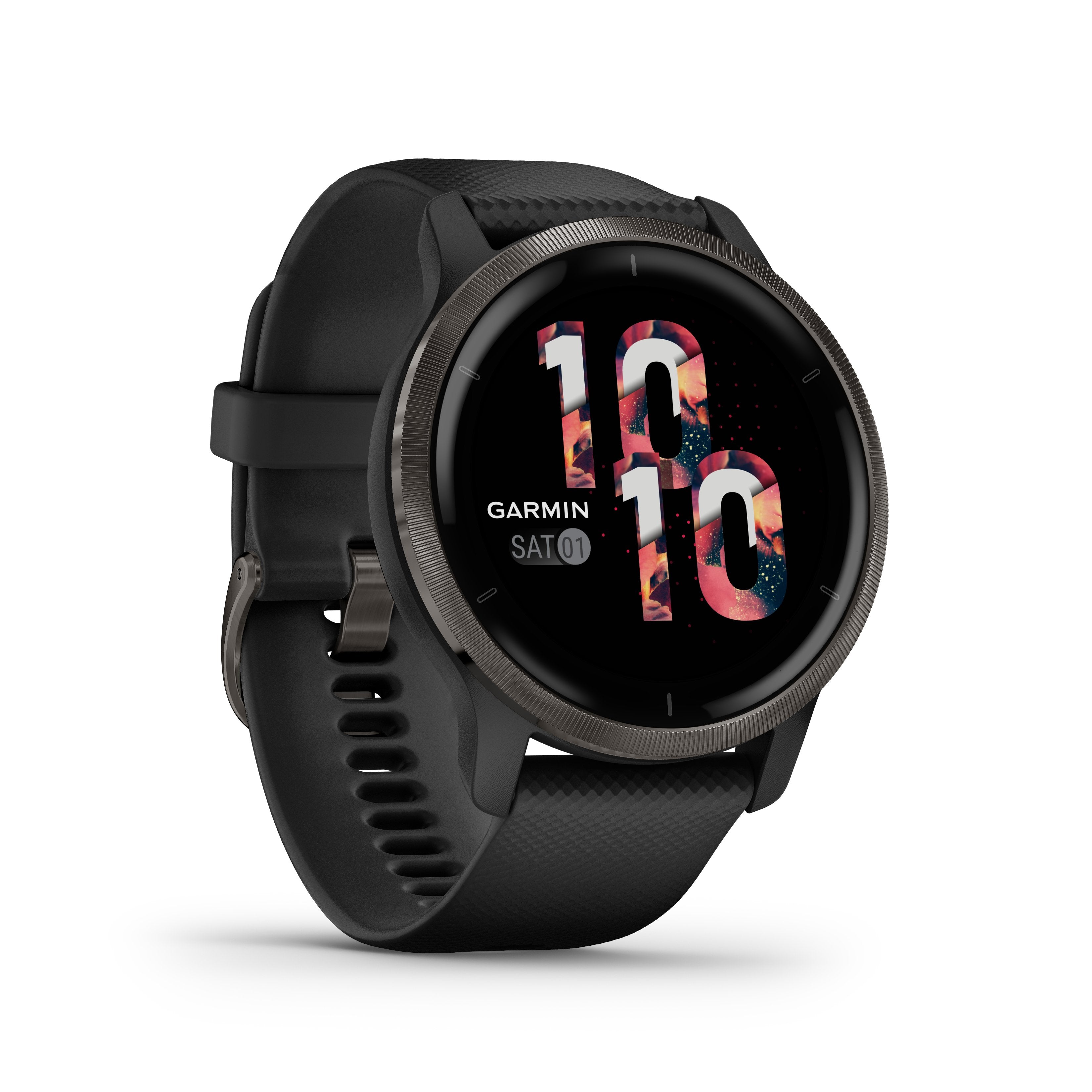 Garmin Venu 2 Negro/Pizarra Smartwatch Multideporte Wifi Gps Integrado Frecuencia Actividad Sueño 45 Mm